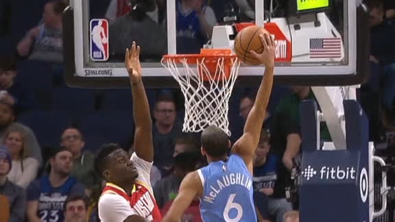 5-foot-11 McLaughlin posterizes Capela