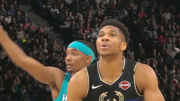 Giannis gets 'M-V-P' chants in Paris