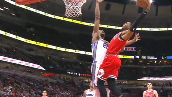 Giles denies Harrison with monster block