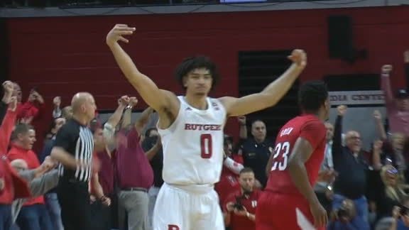 Baker knocks down game-winning step-back 3 for Rutgers