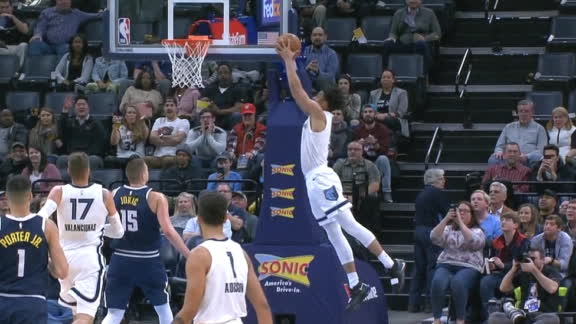 Grizzlies execute perfect alley-oop