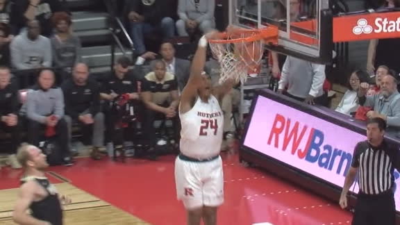 Harper throws down alley-oop slam for Rutgers