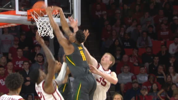 Vital posterizes 2 Oklahoma defenders