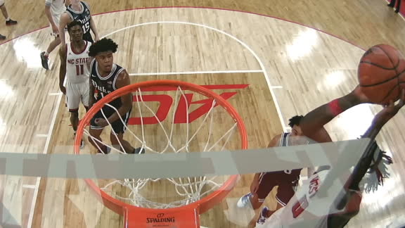 Funderburk brings thunder and lightning on NC State alley-oop