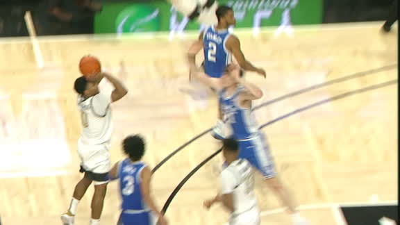 Duke's turnover, Childress' 3 sends game to OT