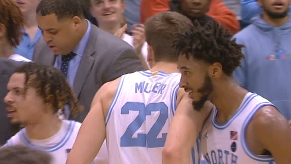 UNC's hustle play leads to bucket before halftime