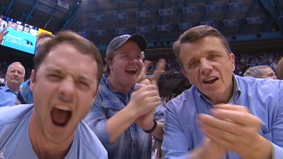 Anthony's jam and dime send UNC fans into a frenzy