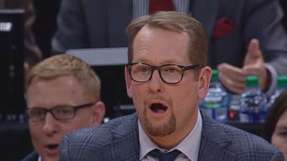 Nurse's reaction to last-second foul is priceless