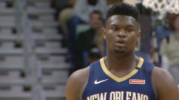 Lonzo finds Zion for breakaway flush