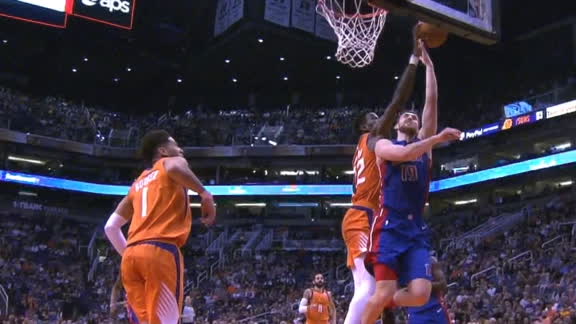 Ayton soars for the impressive block