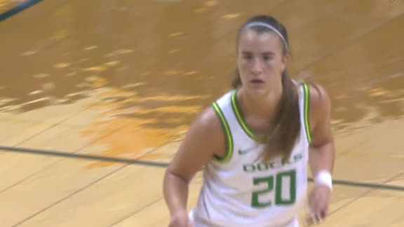 Ionescu drops dime to Sabally for the layup