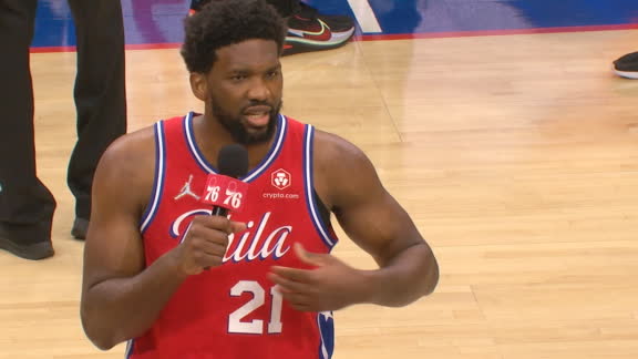 Embiid to Philly crowd: Ben is still our brother