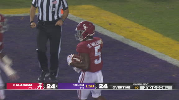 LSU 32 31 Alabama Nov 5 2022 Final Score ESPN