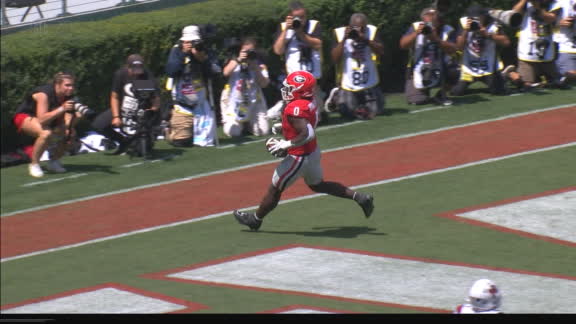 No. 1 Georgia romps 45-3 over Ball State behind Mews' punt return