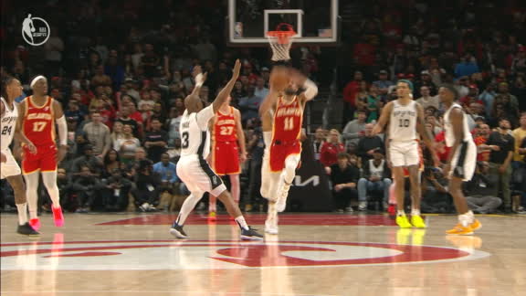 Victor Wembanyama's intentional missed free throw nearly backfires as Trae Young's last-second heave comes close to stealing the game.