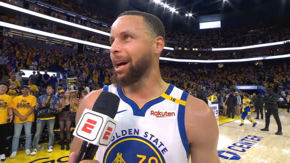 Steph credits Warriors' 'grind it out' mentality for Game 3 win
