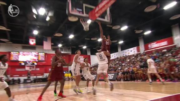 Jaylon Tyson gets the hoop and the harm