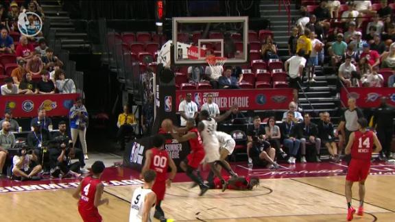 Kobe Bufkin leads the way with 29 points as the Hawks hold off the Heat in a 105-98 NBA Summer League matchup.