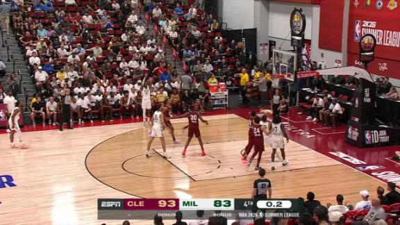Nae'Qwan Tomlin and Jaylon Tyson combine for 40 points to lead the Cavaliers to their first summer league win.