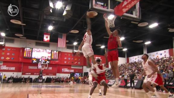 Toronto dominates Chicago to a 116-72 victory in summer league action.