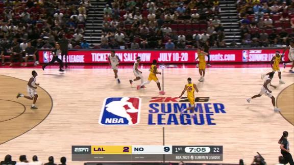 Cole Swider and Bronny James combine for 35 points as the Lakers beat the Pelicans.
