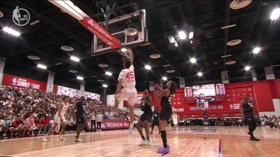 Devin Carter drops 30 as the Kings pull away from the Bulls in the third quarter and never look back for a 109-92 summer league win.