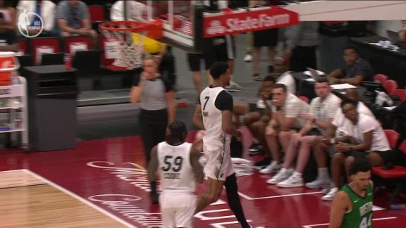 The Heat prevail 100-96 to hand the Celtics their first summer league loss.