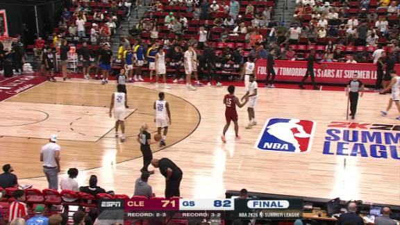 Golden State takes down the Cleveland 82-71 in NBA Summer League action.