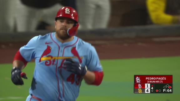 Cardinals battle back to beat Padres