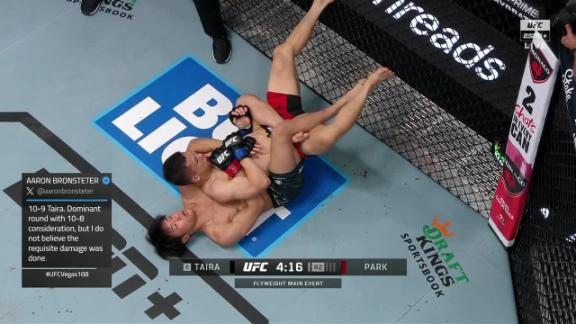 Tatsuro Taira submits HyunSung Park in 2nd round