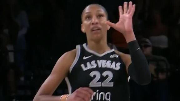 A'ja Wilson's big night leads Aces to victory