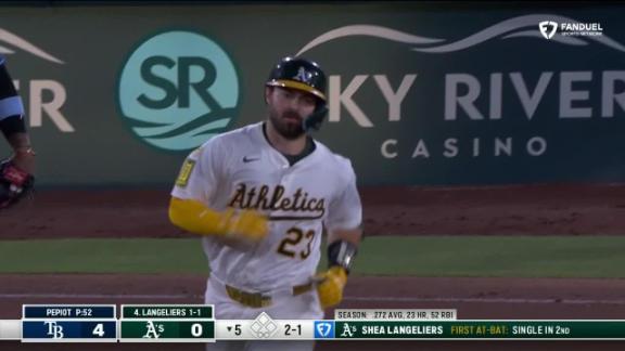 Rays fend off Athletics to snap 3-game skid