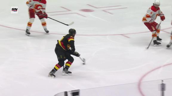 NHL: Vancouver Canucks vs Calgary Flames