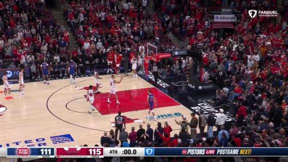 Detroit Pistons vs. Chicago Bulls: Game Highlights