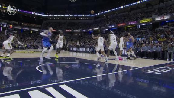 Isaiah Hartenstein throws down the lob for a much-needed Thunder and-1.