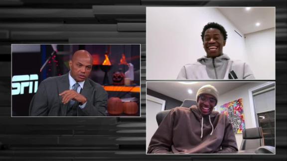 Charles Barkley trolls Tyrese Maxey for failing to buy rookie teammate VJ Edgecombe any paintings to hang on his wall after securing a big-money contract.
