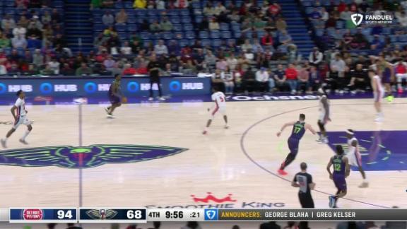 Pelicans lose Zion Williamson with a hamstring injury for seven to 10 days.