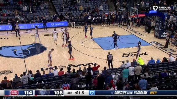 Detroit Pistons vs. Memphis Grizzlies: Game Highlights