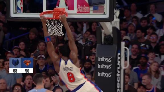 OG Anunoby rocks the rim with slam