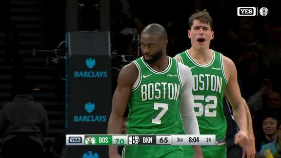 Jaylen Brown leads all scorers with 29 points as the Celtics defeat the Nets.