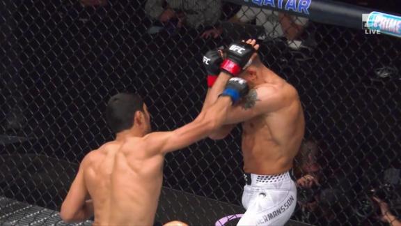 Myktybek Orolbai finishes Jack Hermansson with a 1st-round KO