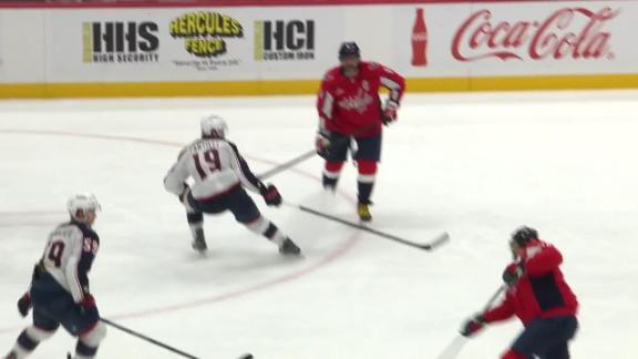 NHL: Washington Capitals vs Columbus Blue Jackets