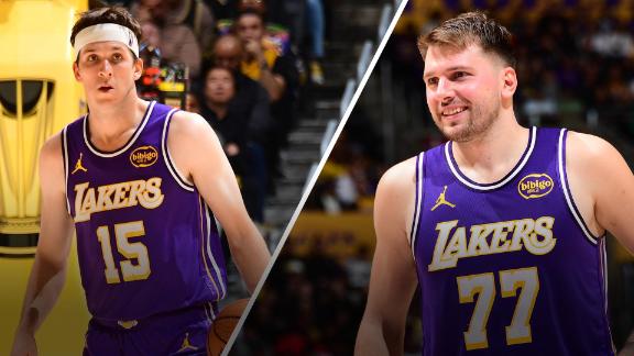 Austin Reaves unleashes 38 points while Luka Doncic adds 35 in the Lakers' 129-119 win over the Mavericks.