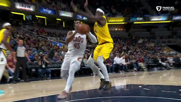 Donovan Mitchell gets the hoop and the harm
