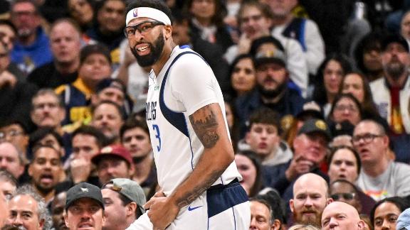 AD leads Dallas to comeback win with double-double vs. Denver