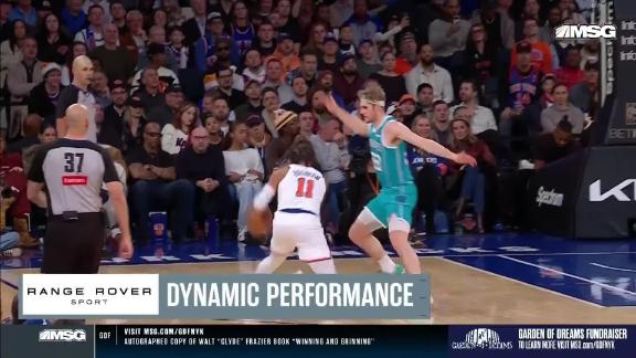 Jalen Brunson gets the and-1 to fall