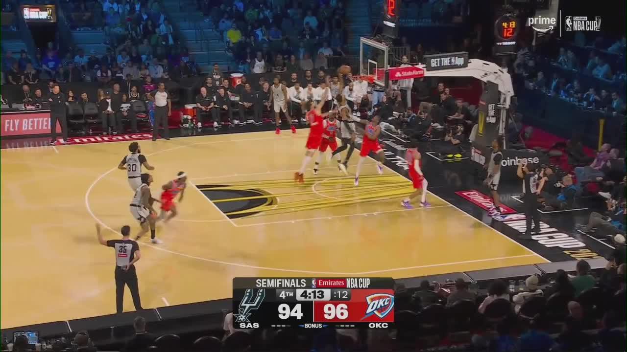 NBA: Oklahoma City Thunder vs San Antonio Spurs