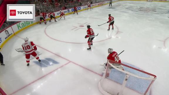 Detroit Red Wings se impone a Chicago Blackhawks 🏒