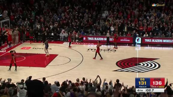 Golden State Warriors vs. Portland Trail Blazers: Game Highlights