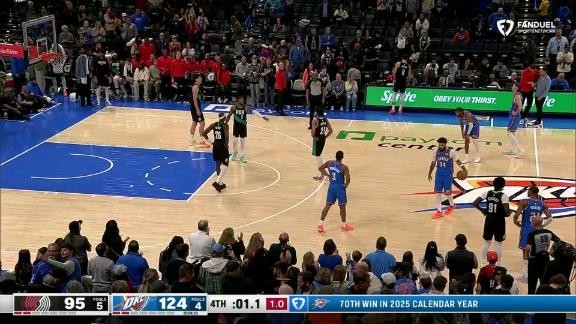 Portland Trail Blazers vs. Oklahoma City Thunder: Game Highlights